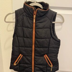 Copper Key Black and Orange Kids Vest